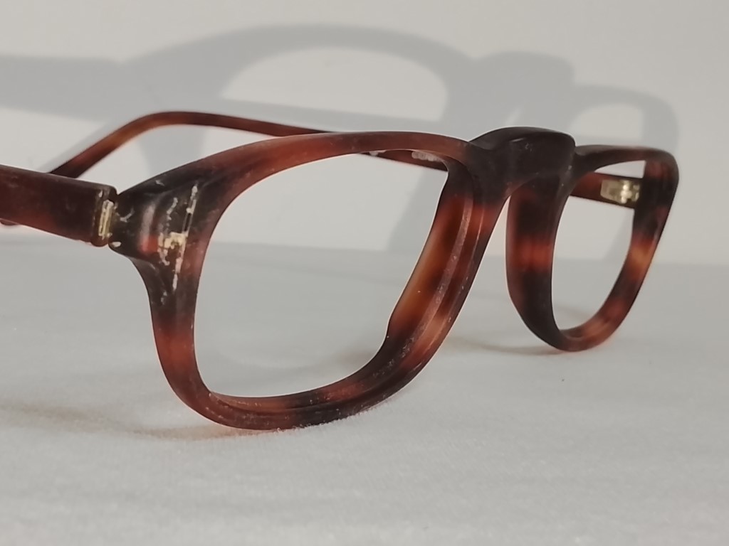 Genuinas gafas retro. Conrad Matt 1980s Marrón, Unisex Raras - Image 5