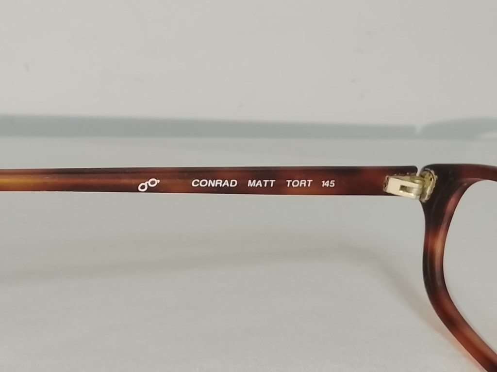 Genuinas gafas retro. Conrad Matt 1980s Marrón, Unisex Raras - Image 7