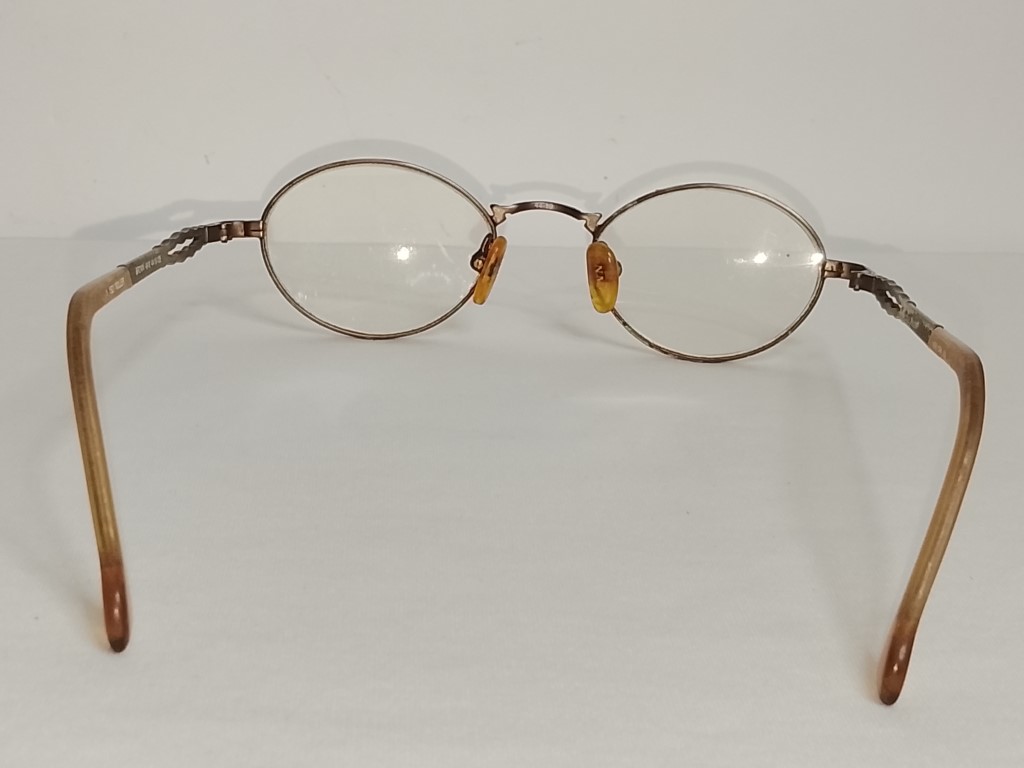 Genuinas gafas retro. Nicolle Miller 1990s , Dama. Marron - Image 9