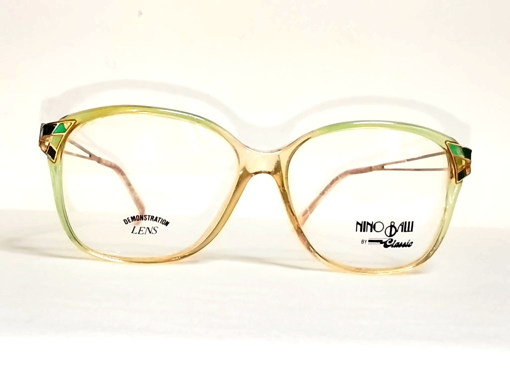 Genuinas gafas retro. Nino Balli, Classic, Dama, 1980s