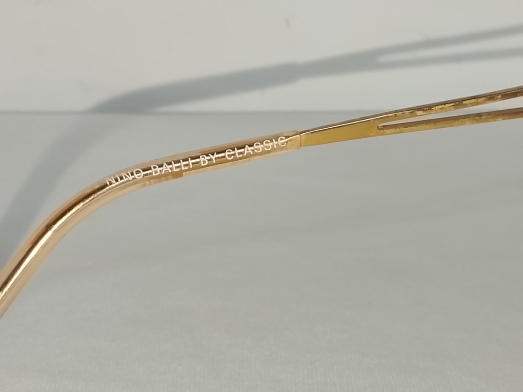 Genuinas gafas retro. Nino Balli, Classic, Dama, 1980s - Image 9