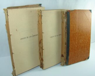 El Origen De Las Especies 1900 3 Tomos Libro Antiguo
