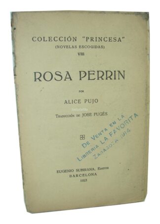 Rosa Perrin 1923 Alice Pujo Lnu Intonso Nvl