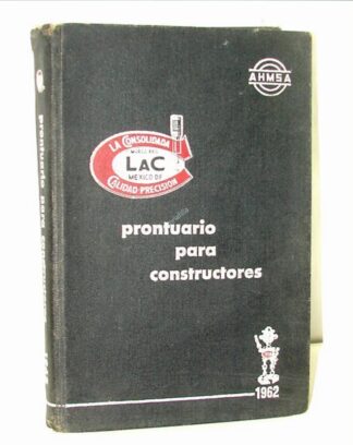 Prontuario P. Constructores 1962 Altos Hornos de Mexico