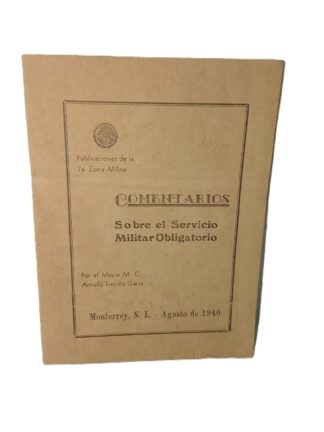 GACETA SEPTIMA ZONA MILITAR 1940, ARNULFO TREVIÑO GARZA