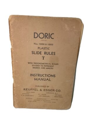 MANUAL DE REGLAS DE CALCULO DORIC 10000