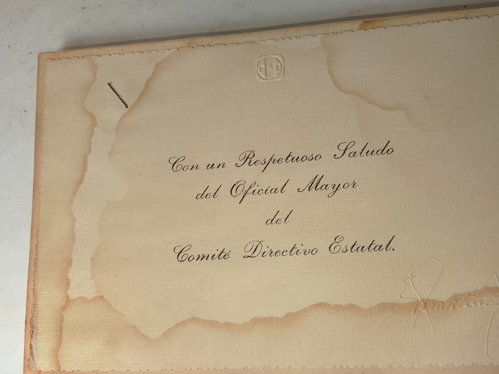 MI PARTIDO. SERGIO CONTRERAS CRUZ 1968 CON TARJETA - Imagen 5