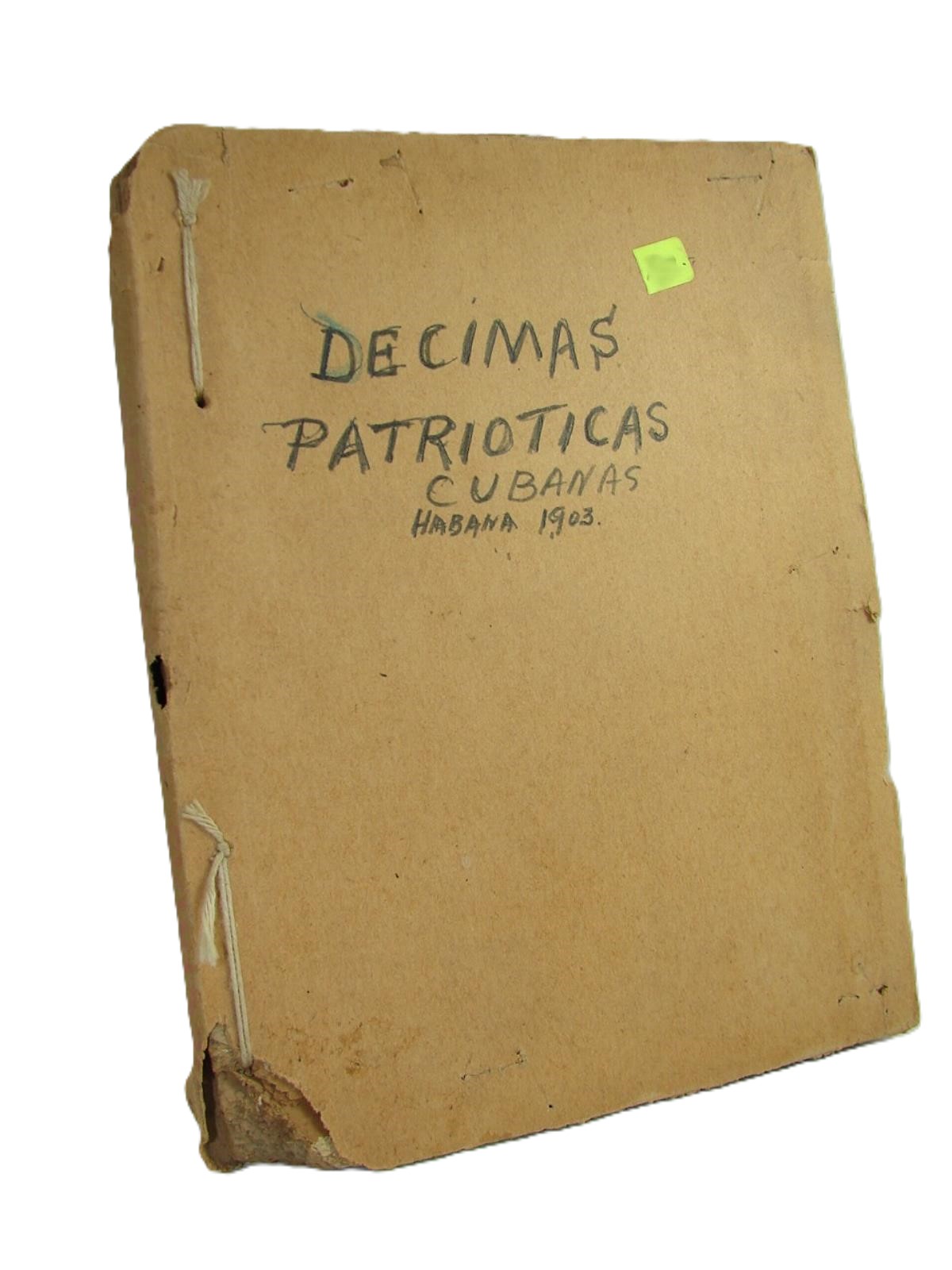Decimas patrioticas 1903 V.A. Super raro